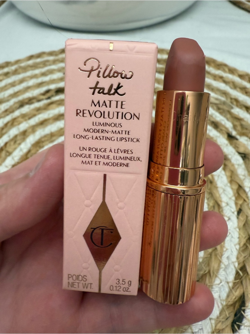 Charlotte Tilbury Pillow Talk Matte Revolution Lipstick - Soft Nude Rose